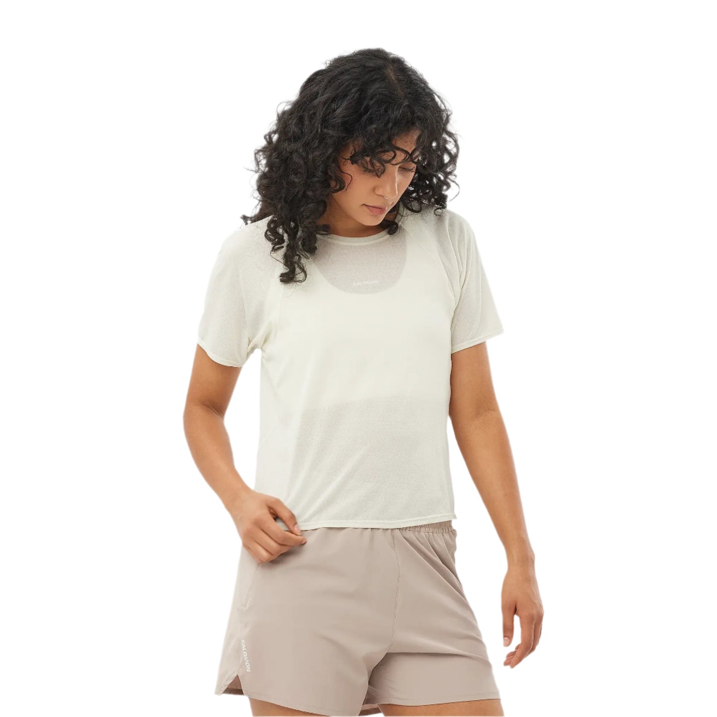 Salomon SHAKEout AIR CROPPED Women's Short Sleeve T-Shirt