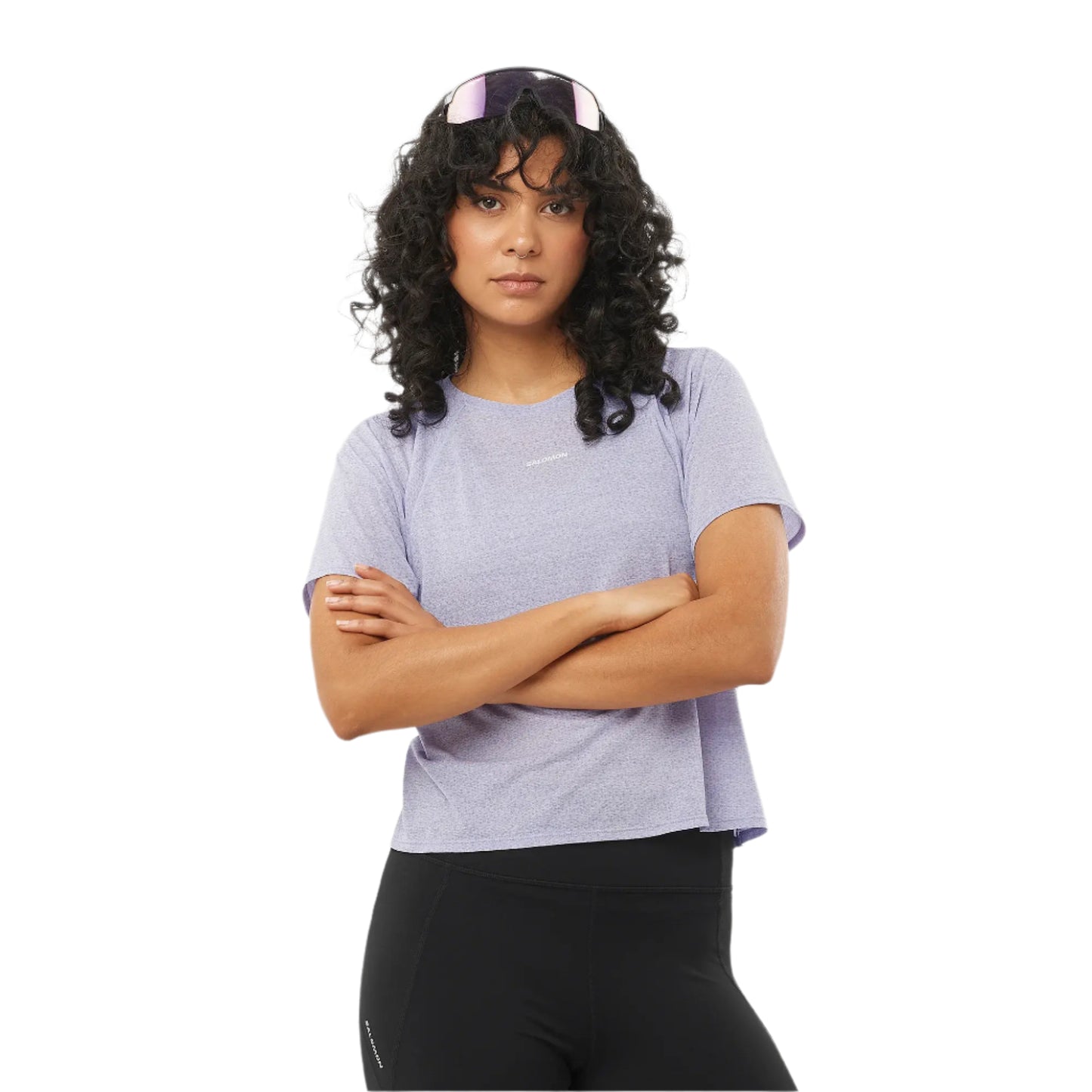 Salomon SHAKEout AIR CROPPED Women's Short Sleeve T-Shirt
