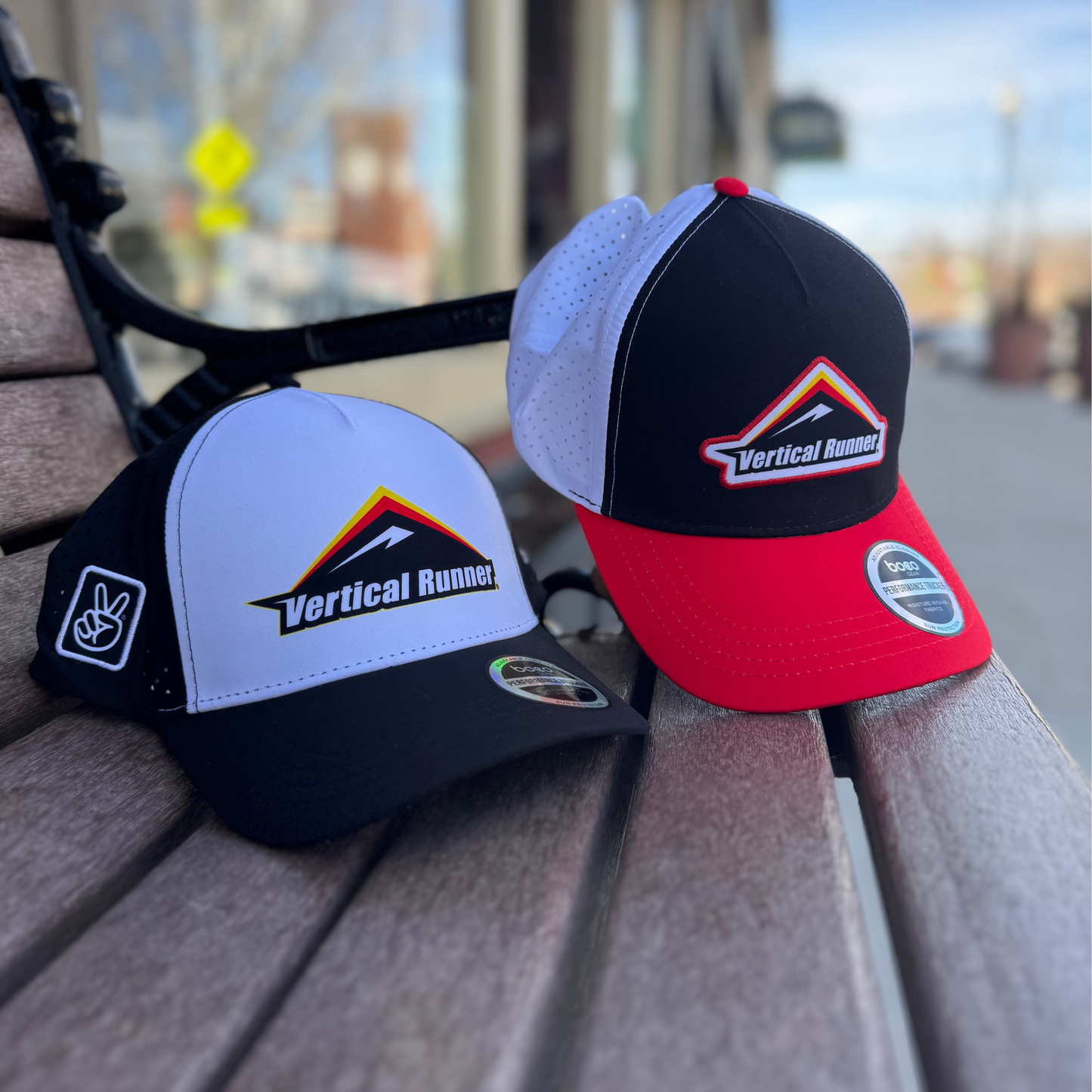 Boco Vertical Runner Trucker Hat